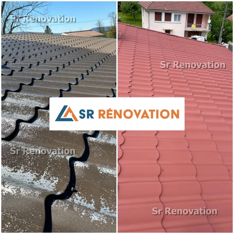 Peinture toiture extérieure Jura